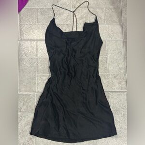 Forever 21 Black Backless Dress